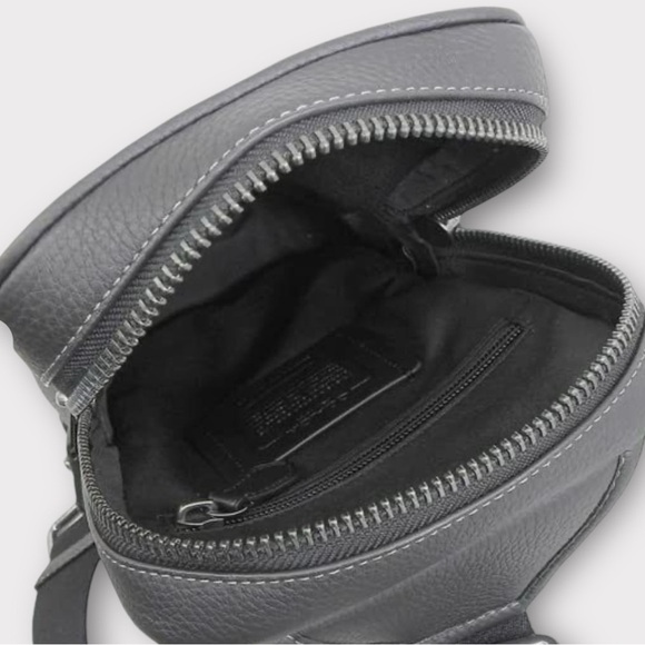 COACH SULLIVAN SHOULDER PACK  Dark Goth Signature Coated Canvas Leather … - Picture 13 of 16